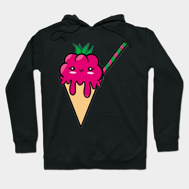 Raspberry Sorbet Hoodie by Heep